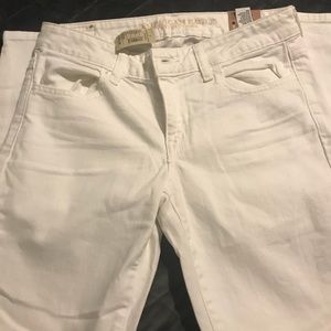 American Eagle White Size 8 Jeggings NWT